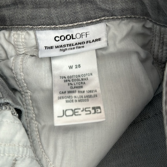 Joes Jeans The Wasteland Flare High-rise Jean, Women’s size 25, gray color - Picture 6 of 6